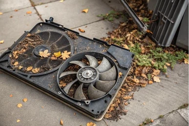 obstructions in the fan's path obstructions in the fan's path